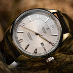 Atlantic Men Automatic Silver Dial Analog Leather Watch 52759.41.25R-4