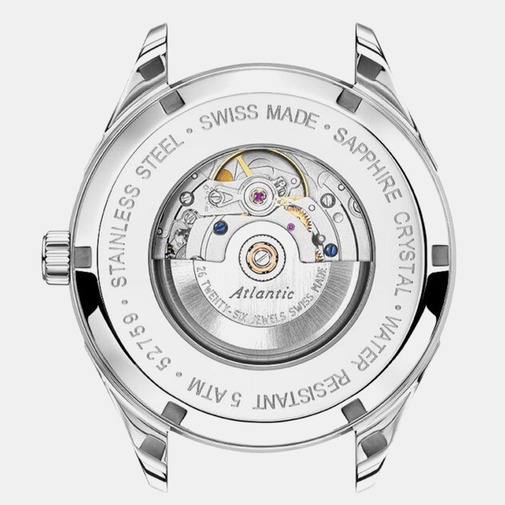 Men Automatic Grey Dial Analog Stainless Steel Watch 52759.41.41S
