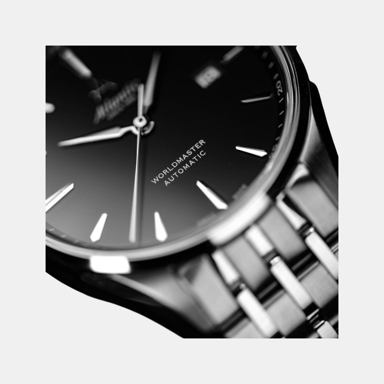 Worldmaster 1888 Automatic Men Automatic Black Dial Analog Stainless Steel Watch 52759.41.61SM