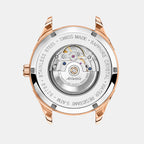 Atlantic Men Automatic Blue Dial Analog Leather Watch 52759.44.51-2