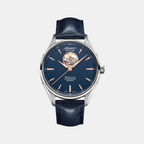 Worldmaster Open Heart Limited Edition Men Automatic Blue Dial Analog Leather Watch 52780.41.51R