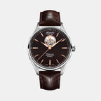 Atlantic Men Automatic Brown Dial Analog Leather Watch 52780.41.81R-1