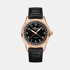 Atlantic Men Automatic Black Dial Analog Leather Watch 52782.44.63-1