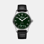 Atlantic Men Quartz Green Dial Analog Leather Watch 52952.41.73-1