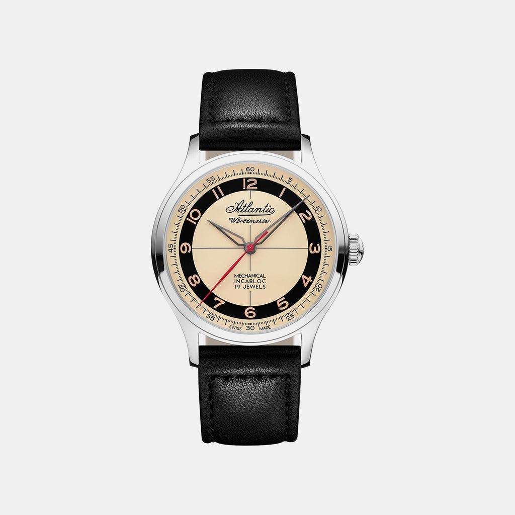 Worldmaster Men Mechanical Beige Dial Analog Leather Watch 53680.41.93