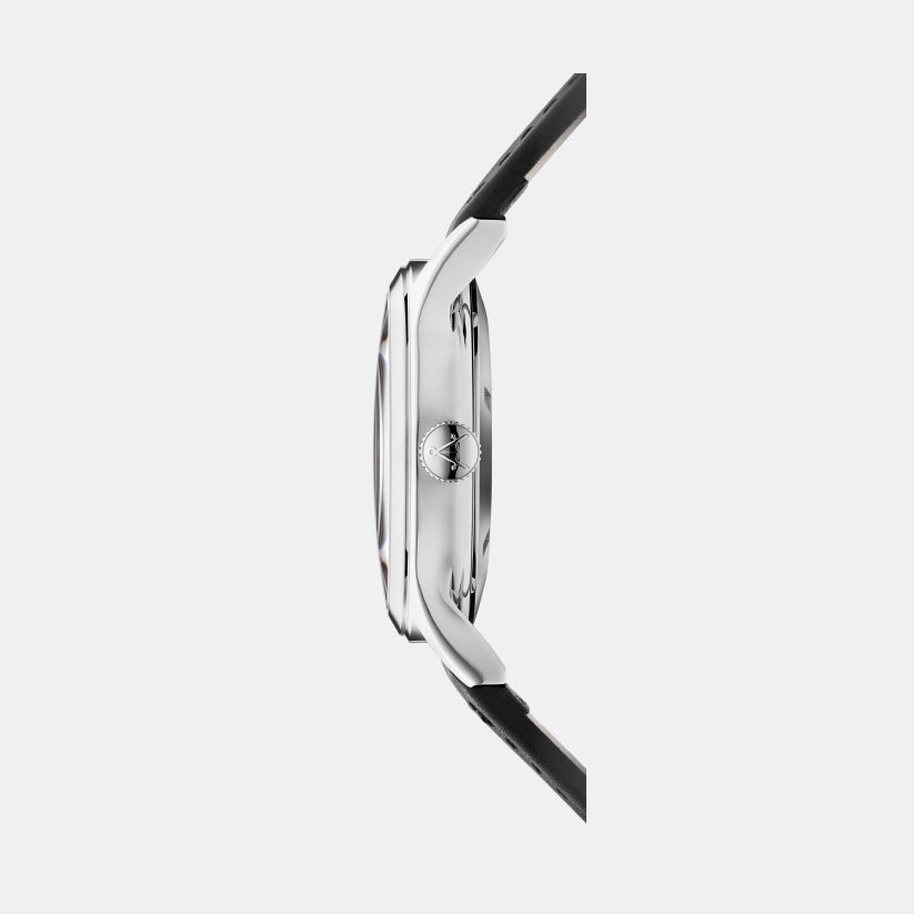 Atlantic Men Automatic Green Dial Analog Leather Watch 53760.41.73-3