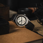 Atlantic Men Automatic Grey Dial Analog Leather Watch 53782.41.23-4