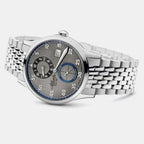 Men Automatic Grey Dial Analog Stainless Steel Watch 53786.41.43