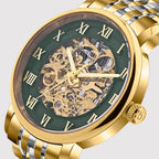 Prestoria Men Automatic Green Dial Analog Stainless Steel Watch 541-M31405
