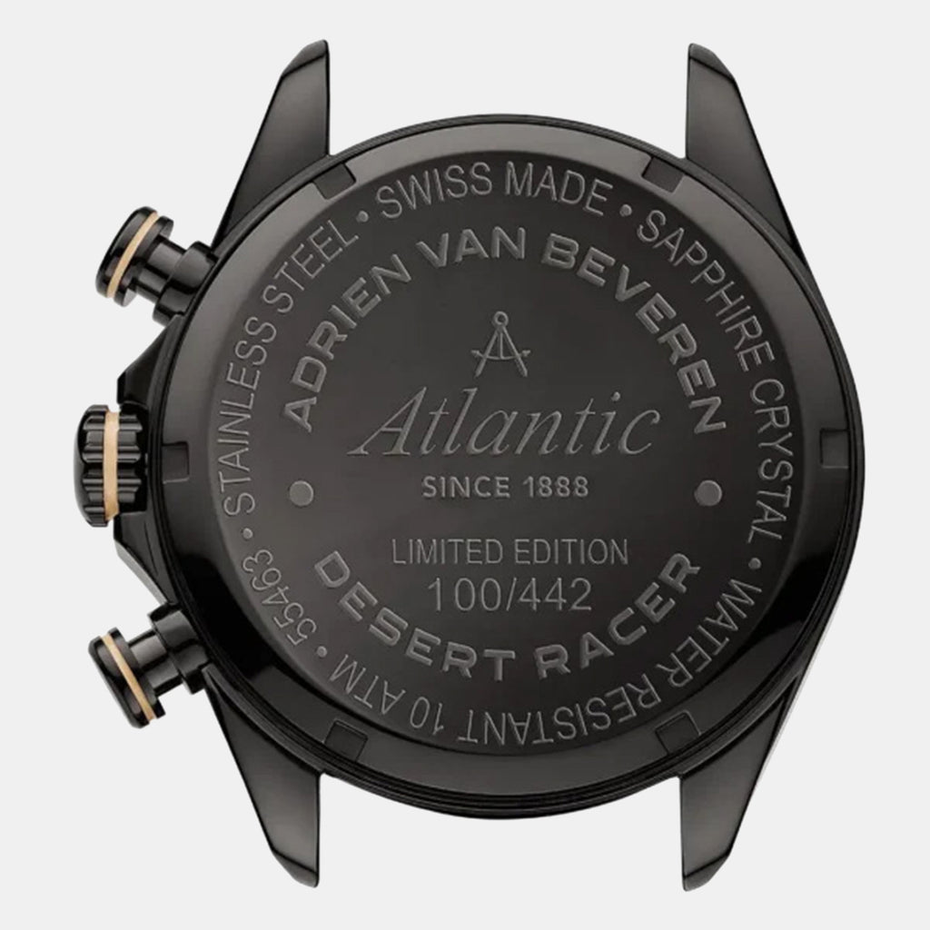 Desert Racer Men Quartz Brown Dial Chronograph Leather Watch 55463.46.45