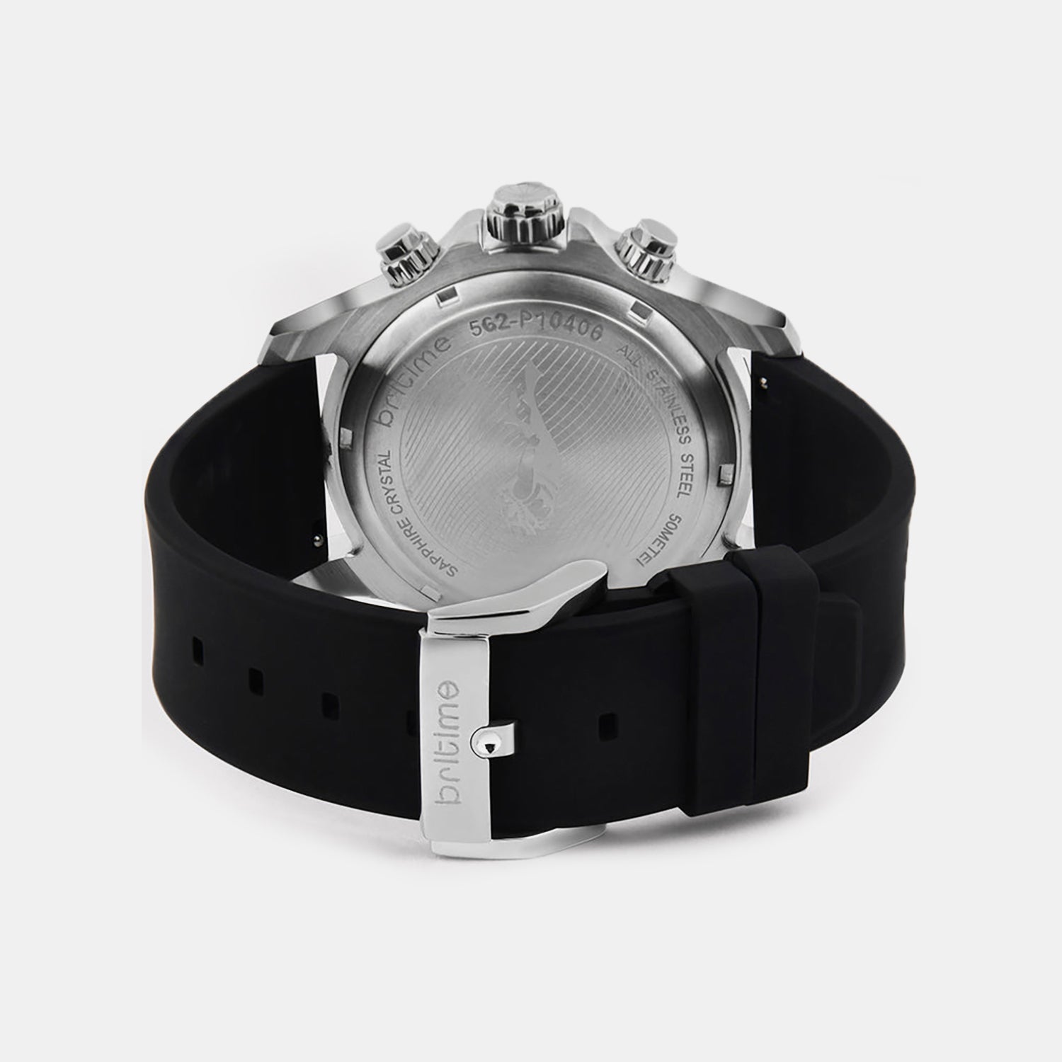 Equinox Men Automatic Black Dial Chronograph Leather Watch 562-P10406