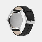 Men Quartz Black Dial Analog Leather Watch 56352.41.61