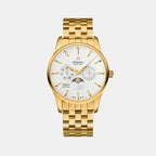 Atlantic Men Quartz Silver Dial Multi-Function Stainless Steel Watch 56555.45.21-1