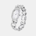 Dextera Women Quartz Silver Dial Analog Stainless Steel Watch 5668899