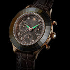 Octea Women Quartz Grey Dial Chronograph Leather Watch 5671153