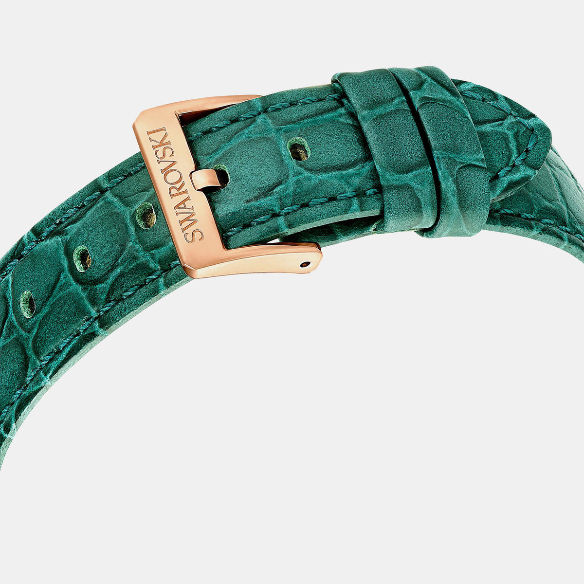 Octea Women Quartz Green Dial Chronograph Leather Watch 5672931