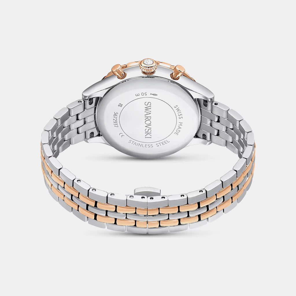 Octea Women Quartz Silver Dial Chronograph Metal Watch 5672937
