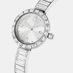 Matrix Women Quartz White Dial Analog Stainless Steel Watch 5677487