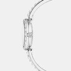 Matrix Women Quartz White Dial Analog Stainless Steel Watch 5677487