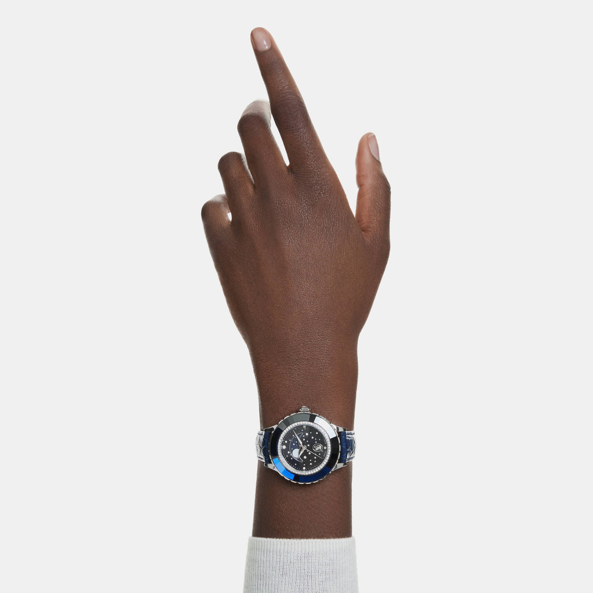 Octea Women Quartz Blue Dial Analog Leather Watch 5677494