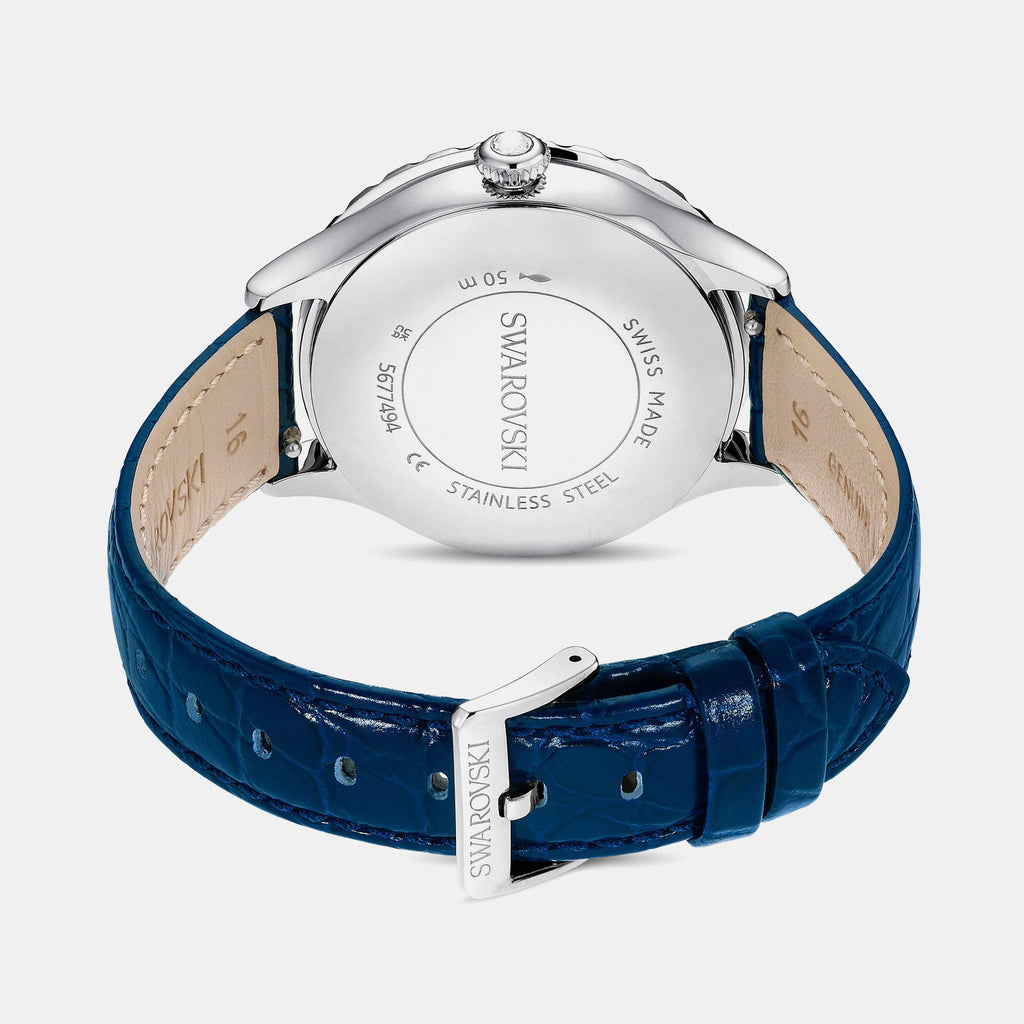 Octea Women Quartz Blue Dial Analog Leather Watch 5677494