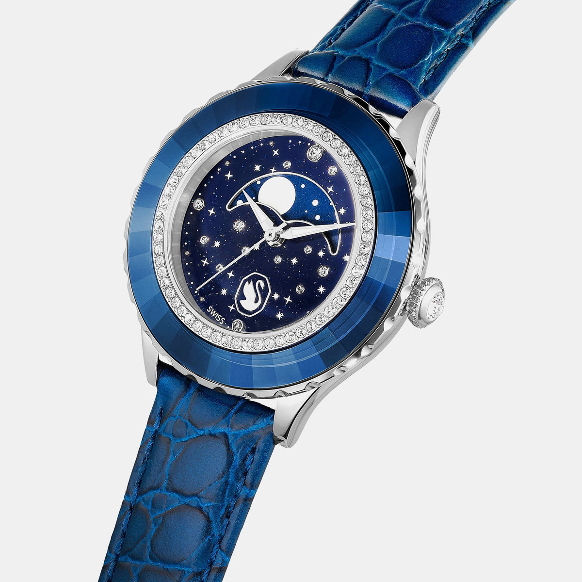 Octea Women Quartz Blue Dial Analog Leather Watch 5677494