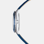 Octea Women Quartz Blue Dial Analog Leather Watch 5677494