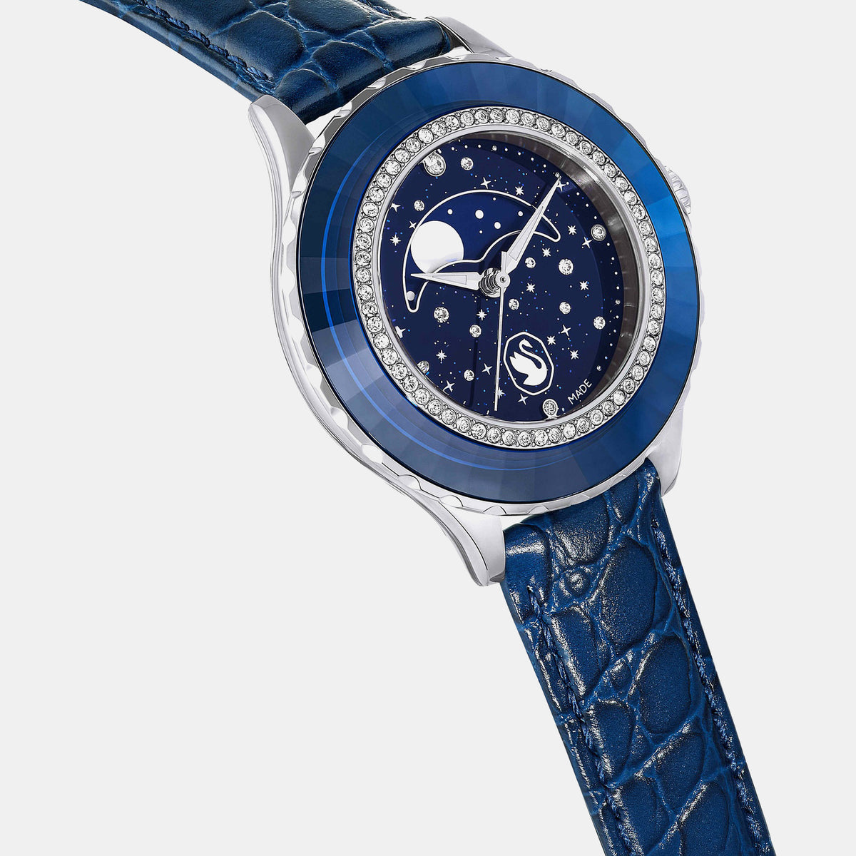 Octea Women Quartz Blue Dial Analog Leather Watch 5677494