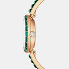 Matrix Women Quartz Green Dial Analog Metal Watch 5690808