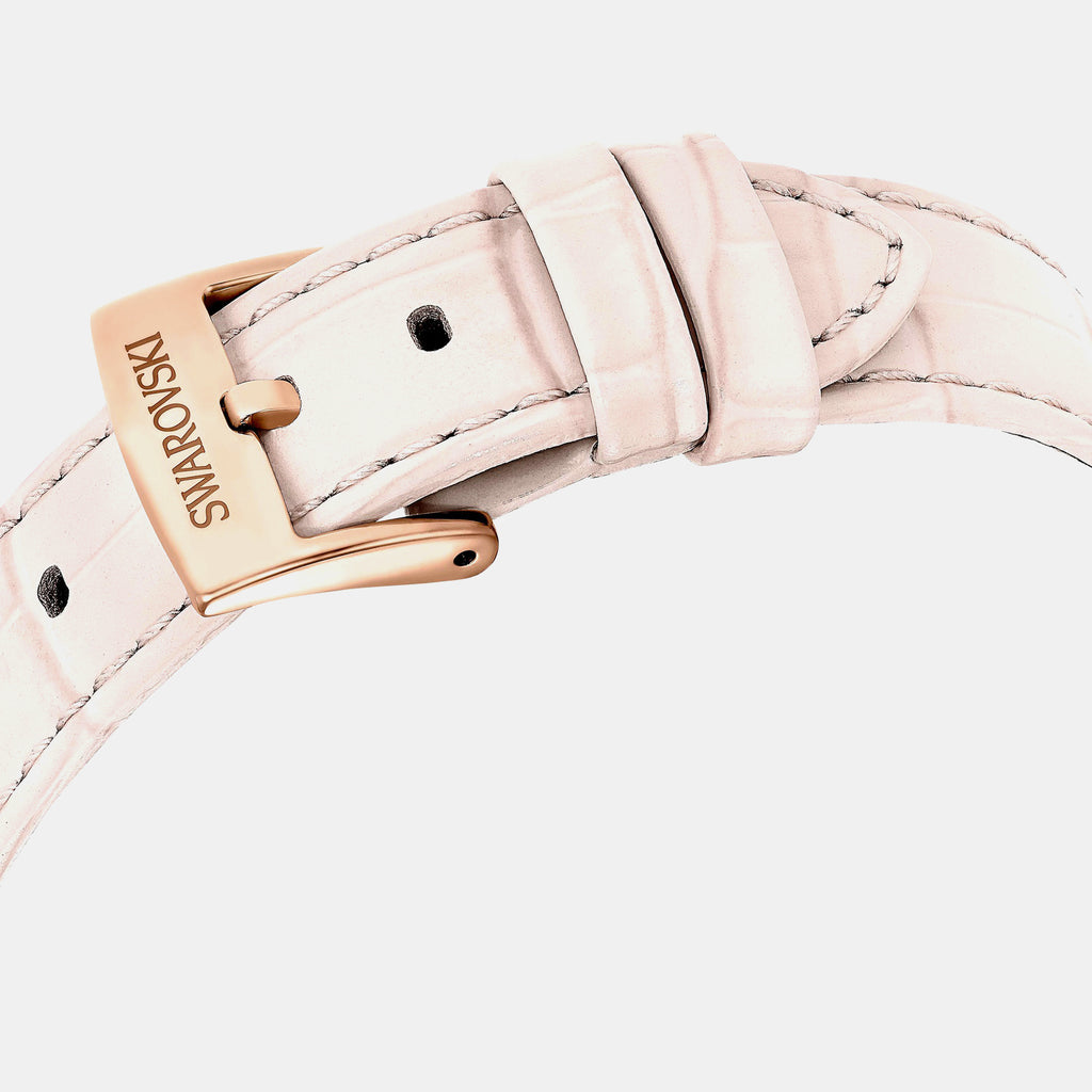 Matrix Women Quartz Pink Dial Chronograph Leather Watch 5698300