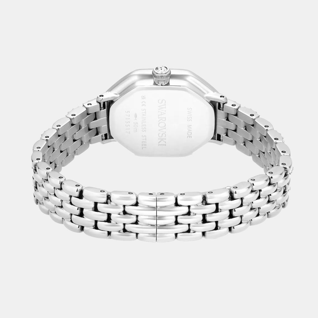 Dextera Women Quartz Silver Dial Analog Stainless Steel Watch 5698690
