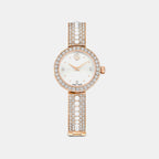 Matrix Women Quartz White Dial Analog Stainless Steel Watch 5705406