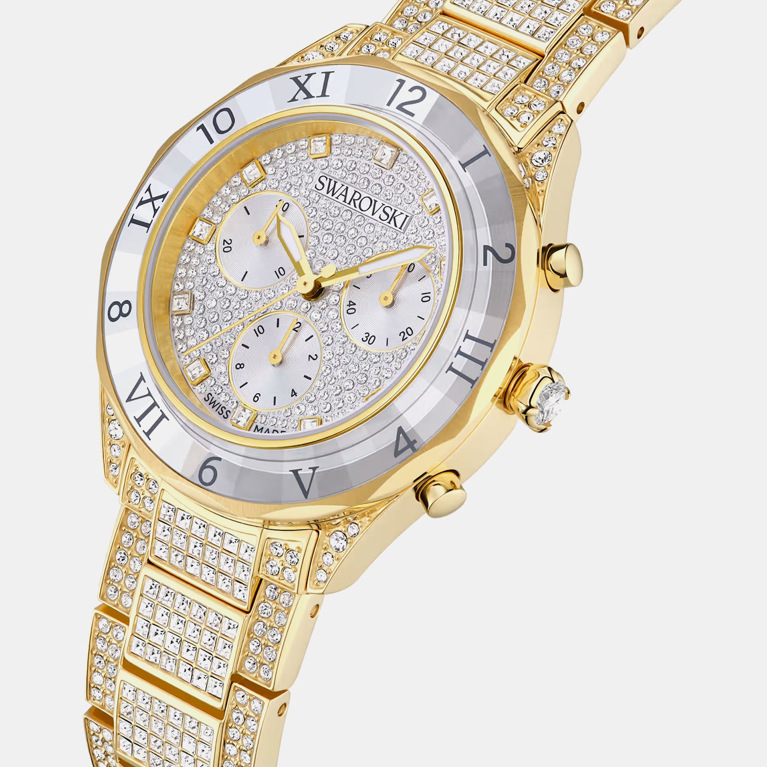 Dextera Men Quartz Silver Dial Chronograph Stainless Steel Watch 5715447