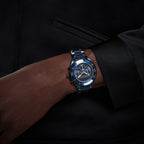 Dextera Women Quartz Blue Dial Analog Stainless Steel Watch 5715457