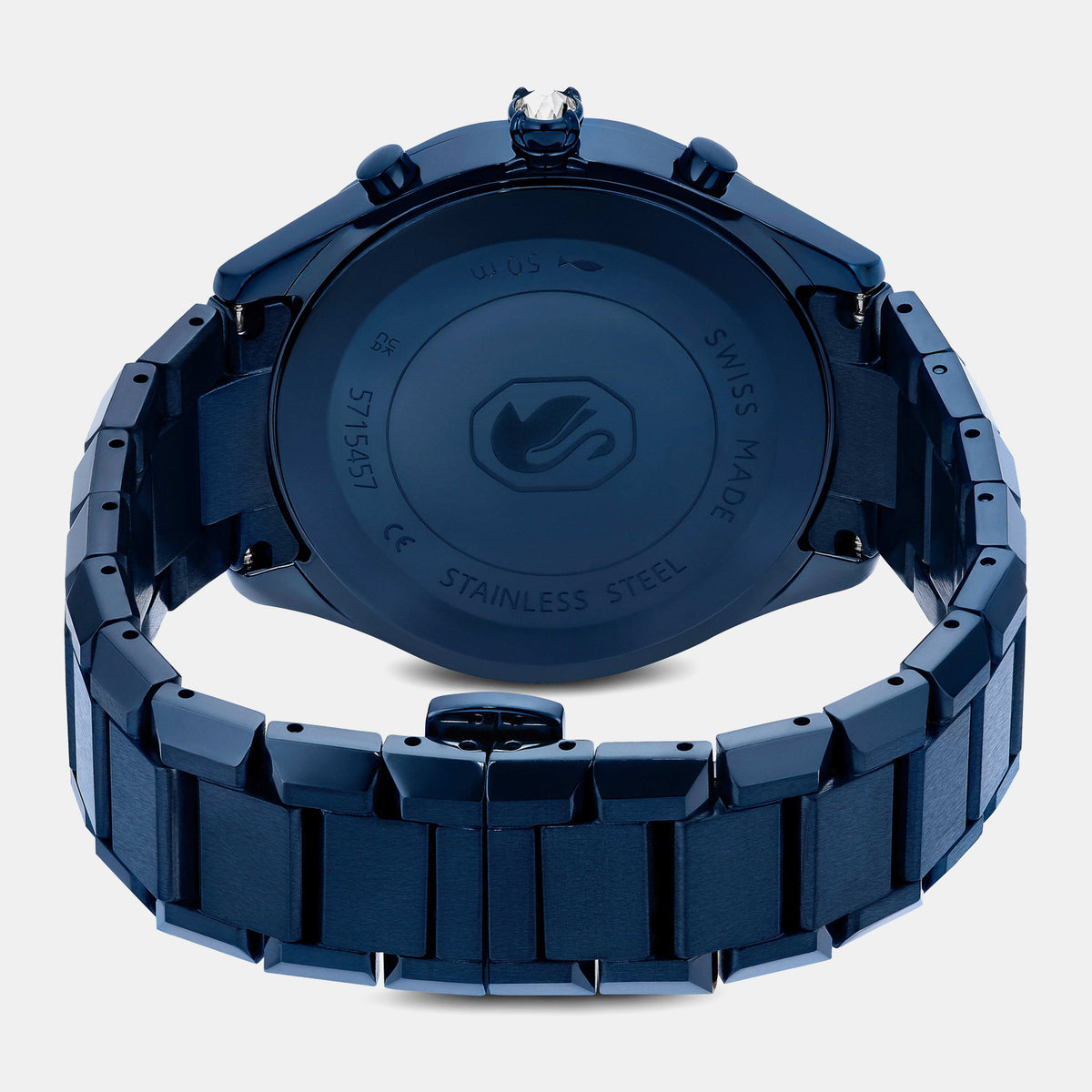Dextera Women Quartz Blue Dial Chronograph Stainless Steel Watch 5715457