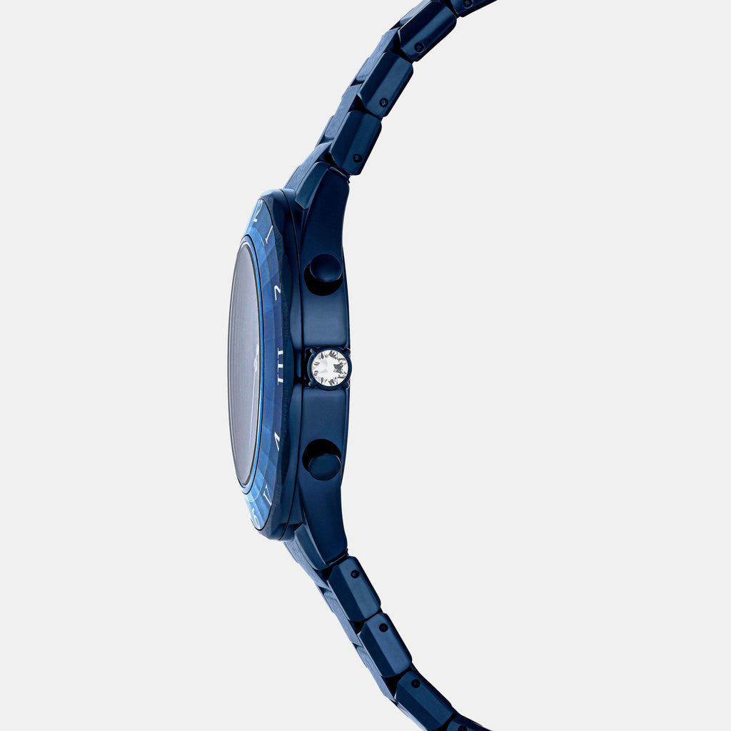 Dextera Women Quartz Blue Dial Analog Stainless Steel Watch 5715457