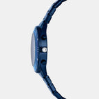 Dextera Women Quartz Blue Dial Analog Stainless Steel Watch 5715457