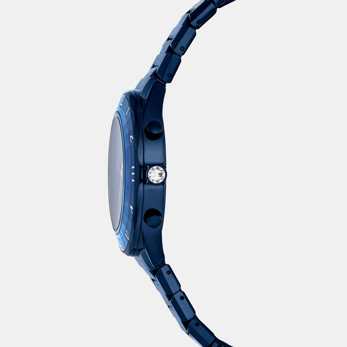 Dextera Women Quartz Blue Dial Chronograph Stainless Steel Watch 5715457