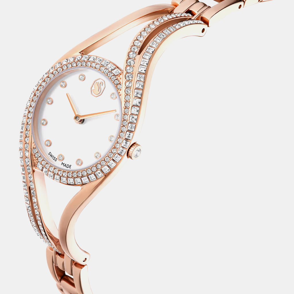 Hyperbola Women Quartz Silver Dial Analog Metal Watch 5715465