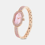 Dextera Women Quartz Pink Dial Analog Stainless Steel Watch 5717588