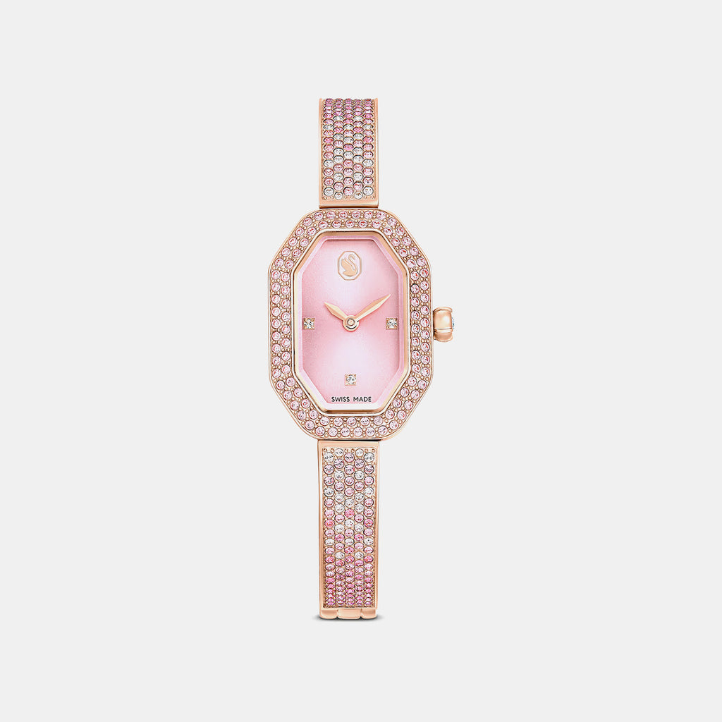 Dextera Women Quartz Pink Dial Analog Stainless Steel Watch 5717588