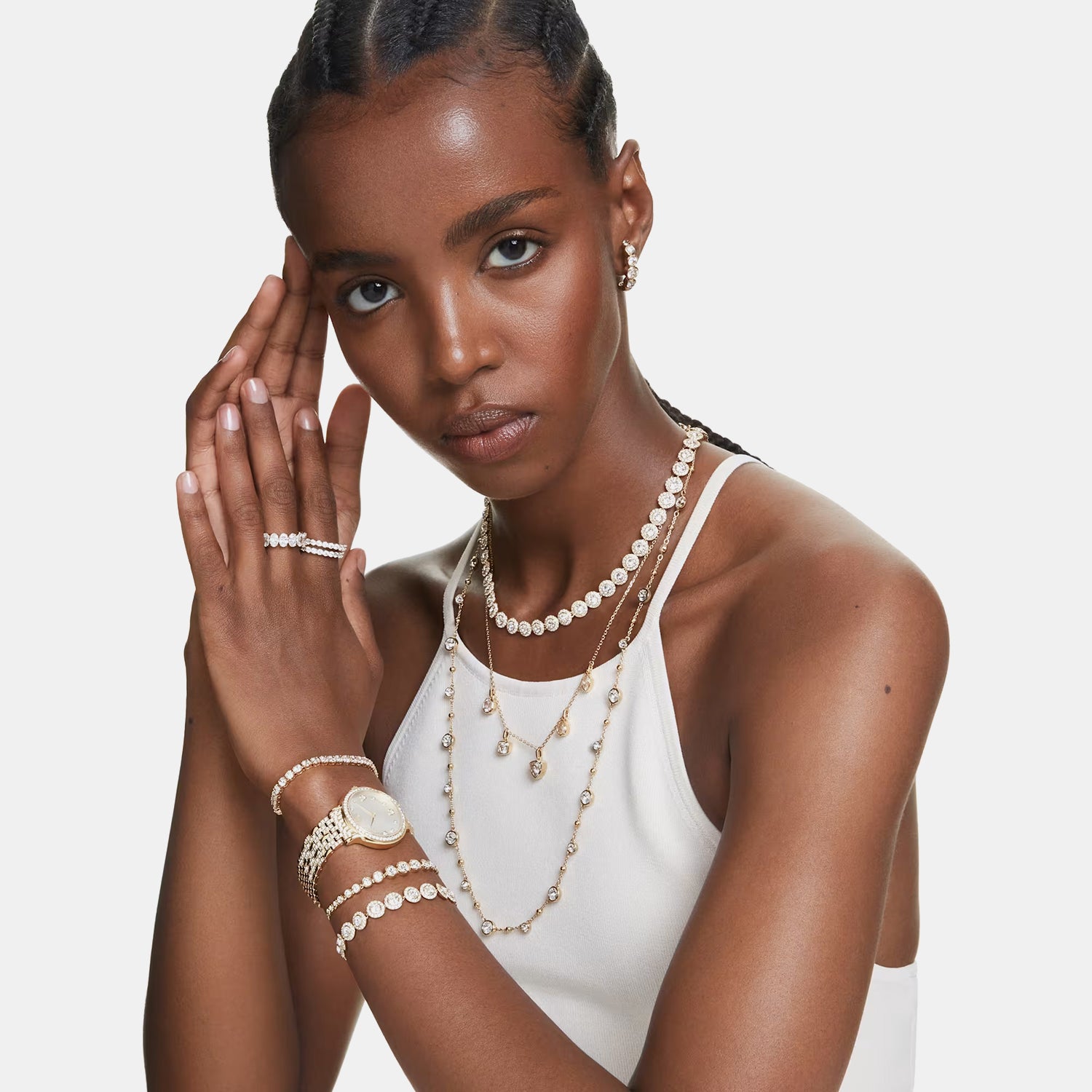 Imber Women Quartz Silver Dial Analog Metal Watch 5718169