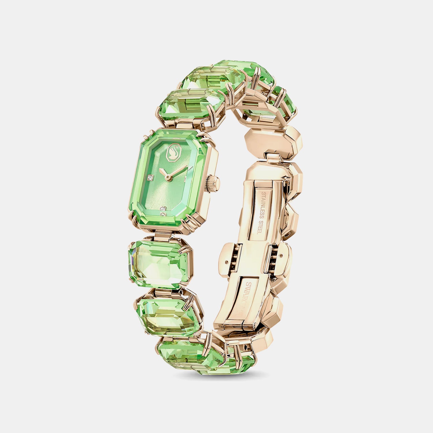 Millenia Women Quartz Green Dial Analog Stainless Steel Watch 5729842