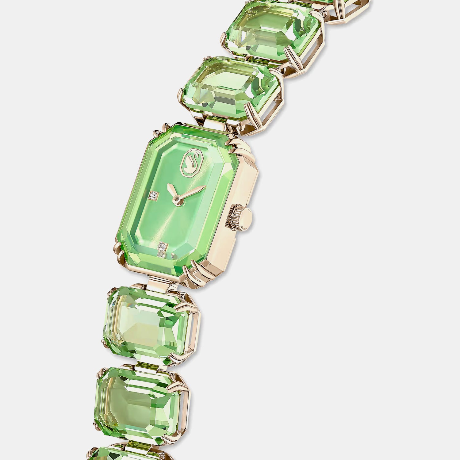 Millenia Women Quartz Green Dial Analog Stainless Steel Watch 5729842