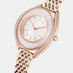 Crystalline Aura Women Quartz Silver Dial Analog Metal Watch 5730140