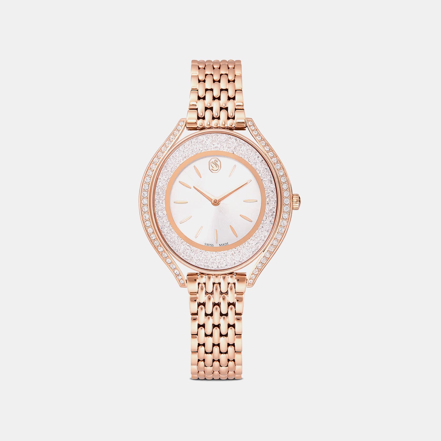 Crystalline Aura Women Quartz Silver Dial Analog Metal Watch 5730140