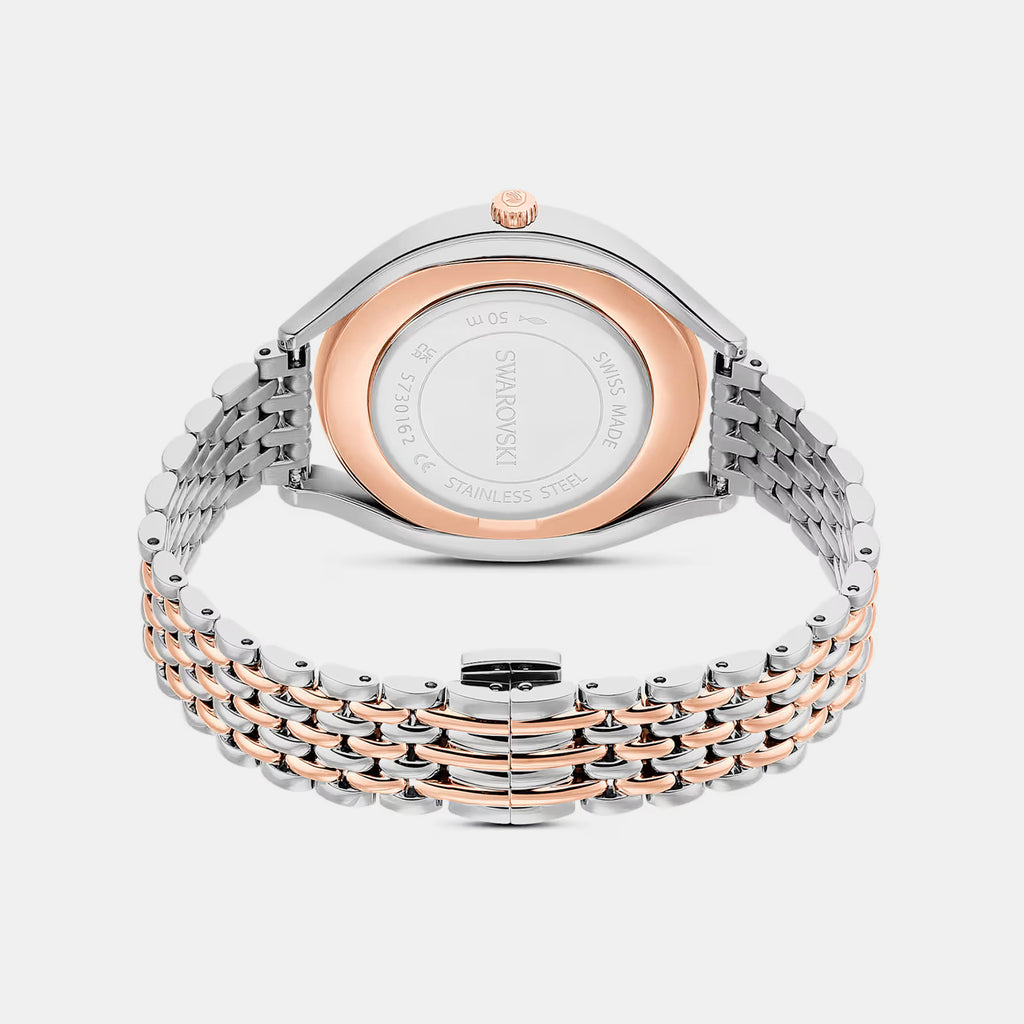 Crystalline Aura Women Quartz White Dial Analog Metal Watch 5730162
