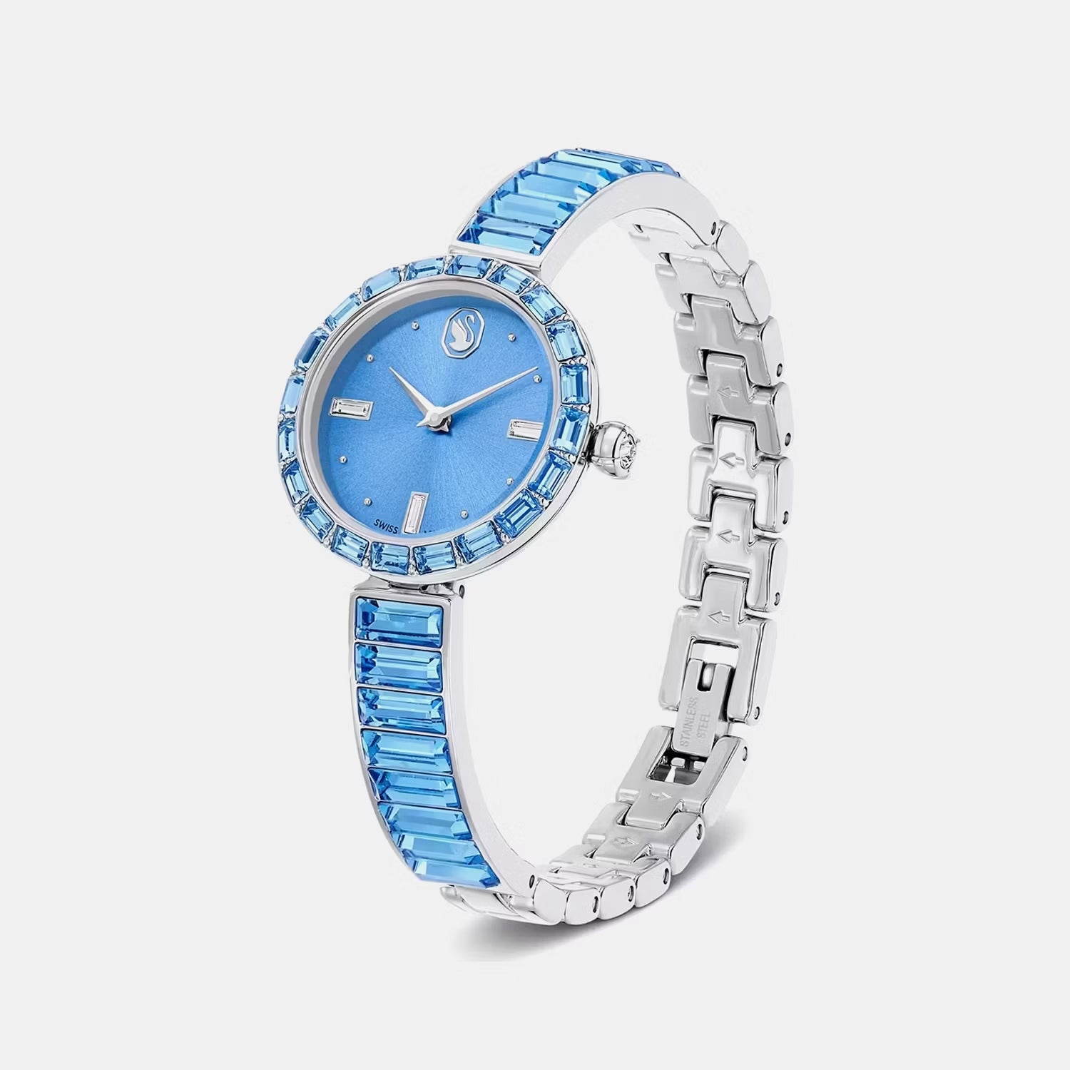 Matrix Women Quartz Blue Dial Analog Stainless Steel Watch 5730172