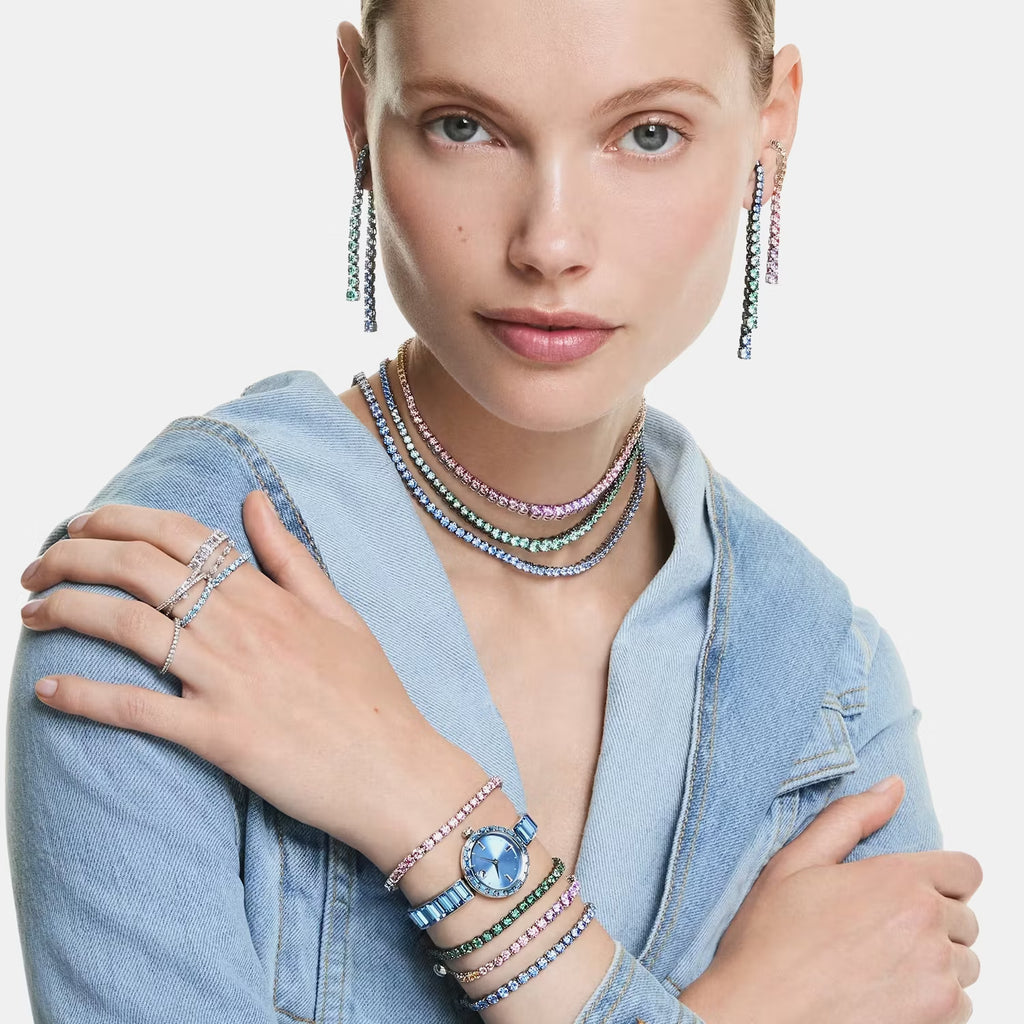 Matrix Women Quartz Blue Dial Analog Stainless Steel Watch 5730172