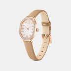 Dextera Women Quartz White Dial Analog Leather Watch 5730184